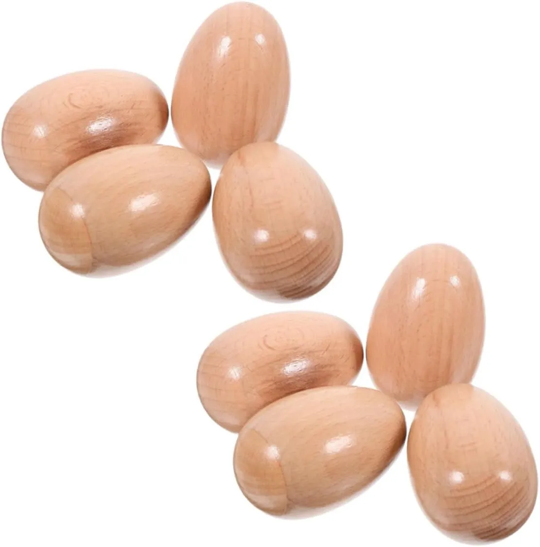 Eggs Orff Design Shaker Eggs Natural Maracas for authenticity meteorologist strip foresight Classroom Outdoor Games Musical Education 8pcs Wooden Musical 