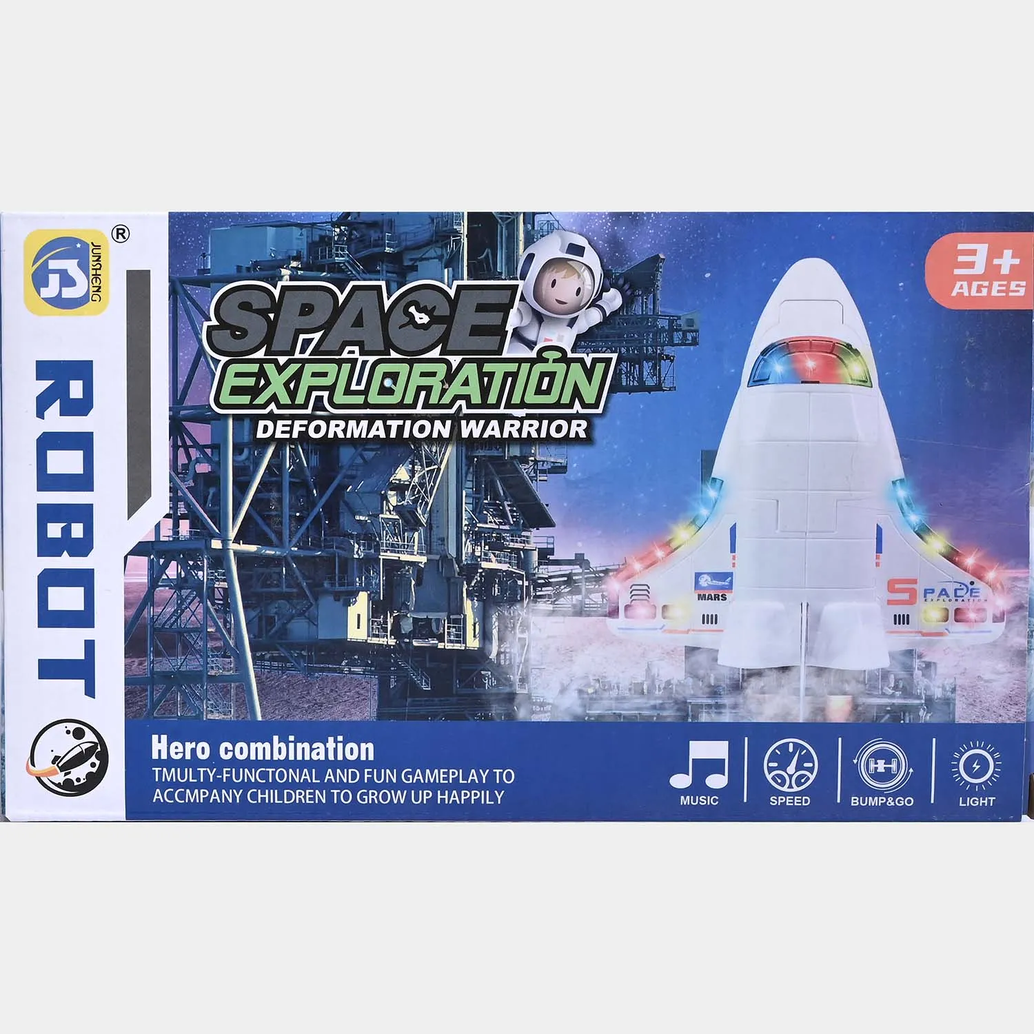 Electric Space Shuttle Musical Toy For Kids