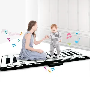 Electronic Musical Piano Mat Keyboard Baby Crawling Touch Play Game Carpet Mat Educational Musical Instrument Toy For Kids