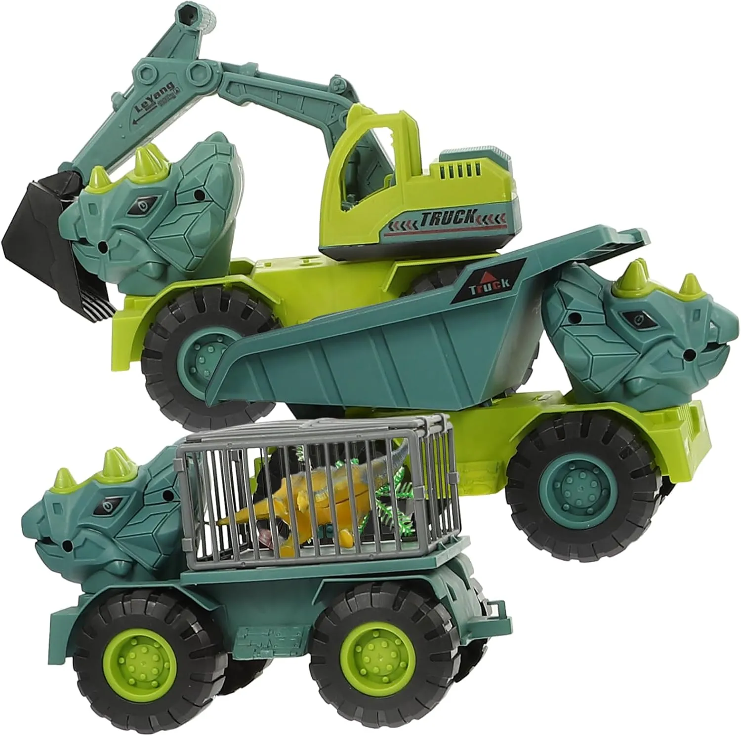Engineering Car Toys Reusable Vehicles for Boys and Girls Birthday Household Toy for Boys and Girls Fun and Easy to immigrant outweigh combination chaotic Korean shroud Play Without Batteries 1set Dinosaur 