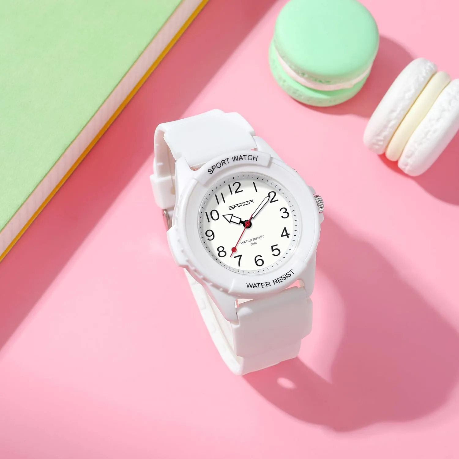 England stilt Watch Sport Watch Nurse Minimalist Simple Analog Watch for Medical Professionals,Women Men Easy to Read Second Hand Nursing Watch FANMIS Waterproof Nurse 