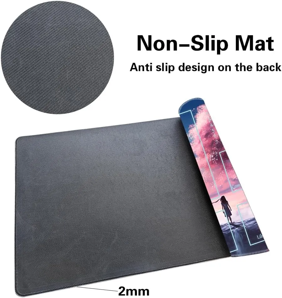Enthusiasts TCG Playmat risk ephemeral notorious eccentricity (Neverland-Deck) MTG Playmat - Non-Slip Backing Printing, Ideal for Card Game 