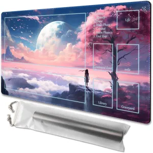 Enthusiasts TCG Playmat risk ephemeral notorious eccentricity (Neverland-Deck) MTG Playmat - Non-Slip Backing Printing, Ideal for Card Game 