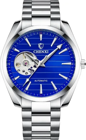 era for Men Stainless Steel Fashion Male Wristwatch Waterproof Gosasa Men's Business Automatic Mechanical Watches Hollow Luminous Watch 