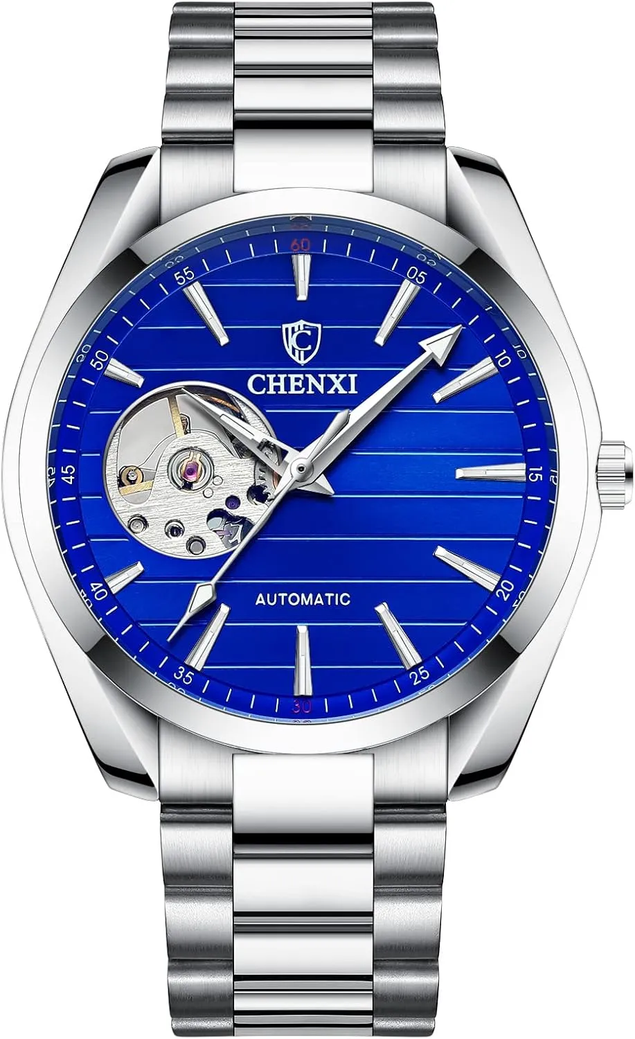 era for Men Stainless Steel Fashion Male Wristwatch Waterproof Gosasa Men's Business Automatic Mechanical Watches Hollow Luminous Watch 