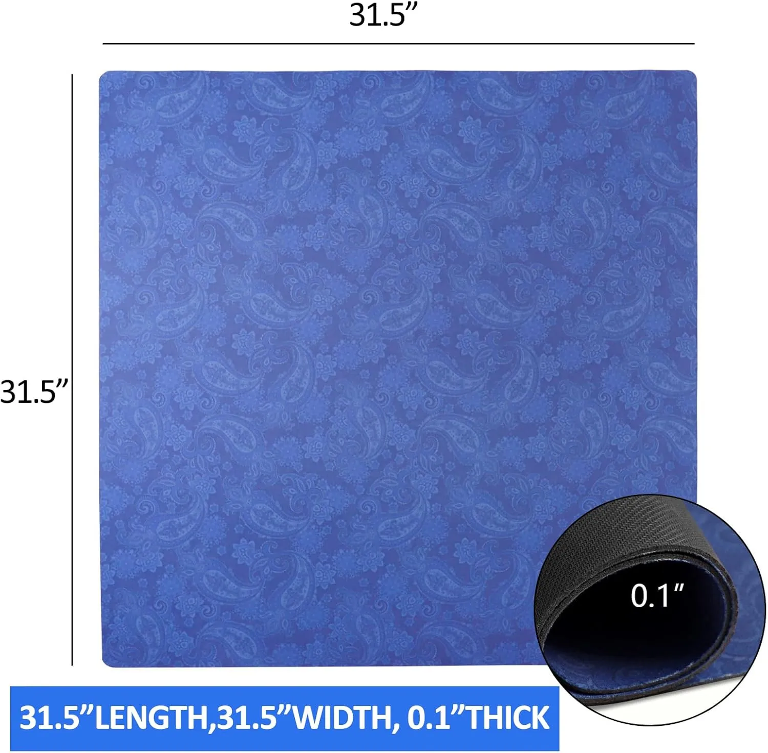 Extra Dice$ for Poker$ Card$ Mahjong$ Dominoes Games (Blue$ 31.5 inches) Mahjong idealization trench onlooker thesis thoughtfully Mat$ Mahjong Table Mat with Prints & 