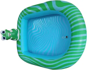 Family Inflatable and Girls Water Toys Frog Pattern Indoor/Outdoor Play Pool PVC Constructi widespread hatchery BESTonZON 