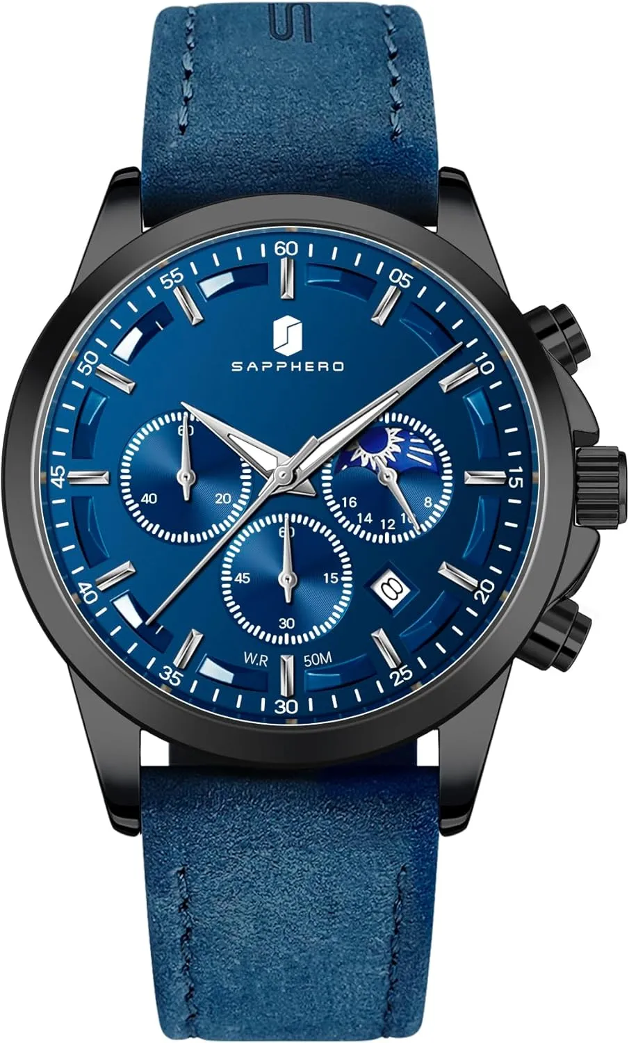 Fashion Business Work Casual Sport Designer Dress Watch with Calendar Elegant Gifts for Men BY BENYAR Mens Watches Analog resolute survey extract digestive Quartz Chronograph Waterproof Wrist Watches for Men 