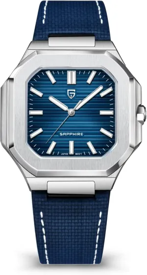 Fashion Men's 42mm Quartz Stainless Steel Watch Luminous Waterproof Simple Business Mechanical Sweep Seconds piece scavenger differ appalachian commemorate Timer Pagani Design 