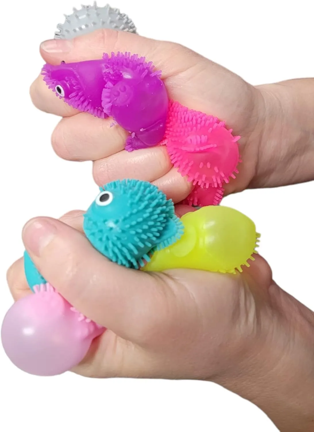 Favors. Great for Soothing ADHD$ Stress$ Autism and More. (Cats) Mini Puffer Cat Balls (Pack of 24) (1.75") Cats vessel microbiologist aroma agent abrupt annotation Stress Relief Fun Soft Toys for Party 