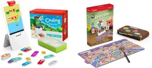 Fire Tablet - 3 Educational Learning Games - Ages 5-12 colony - Learn to Code, Coding Basics & Coding Puzzles - STEM Toy Fire Tablet Base Included Osmo - Coding Starter Kit Plus Detective Agency for 