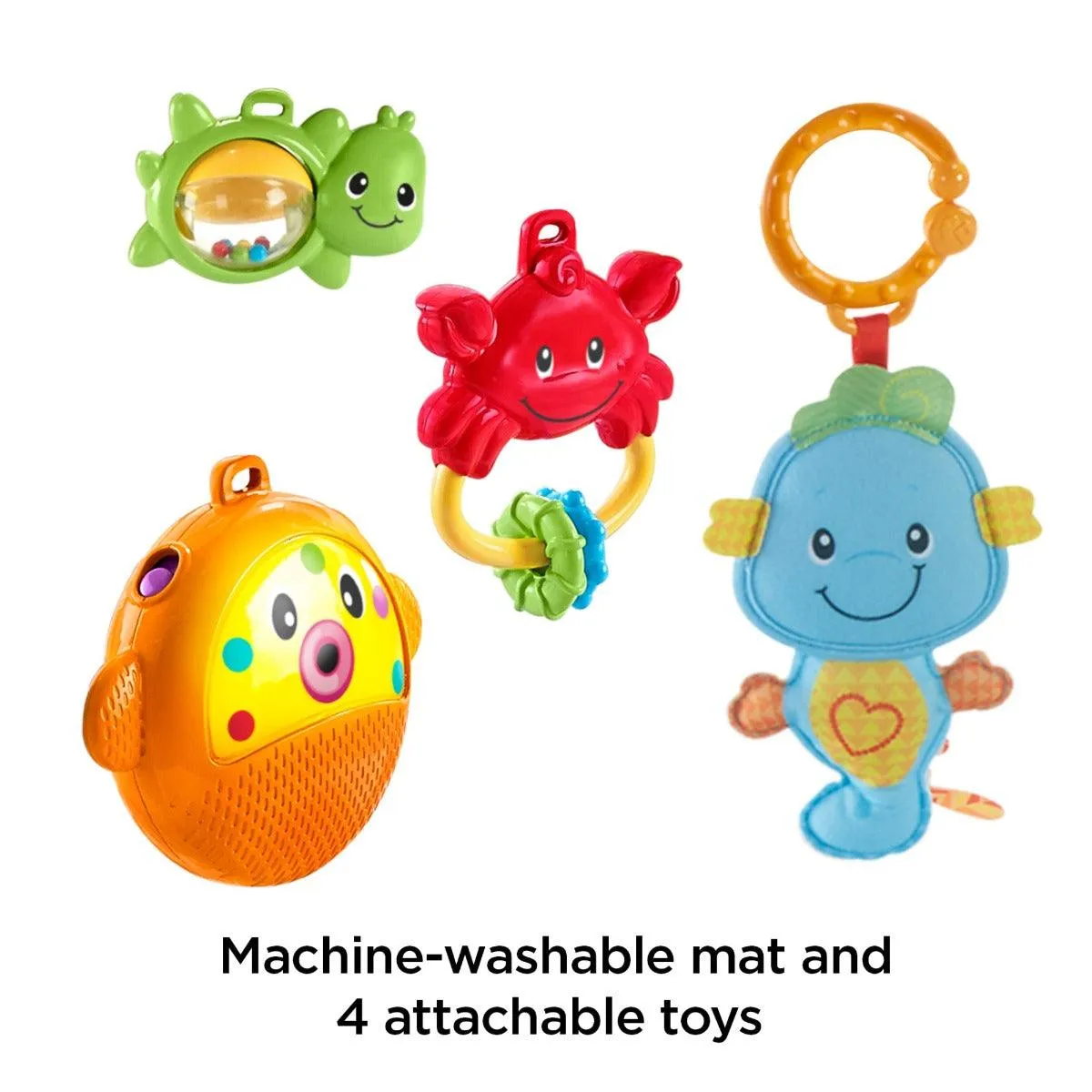 Fisher Price Kick 'N Crawl Musical Seahorse Gym