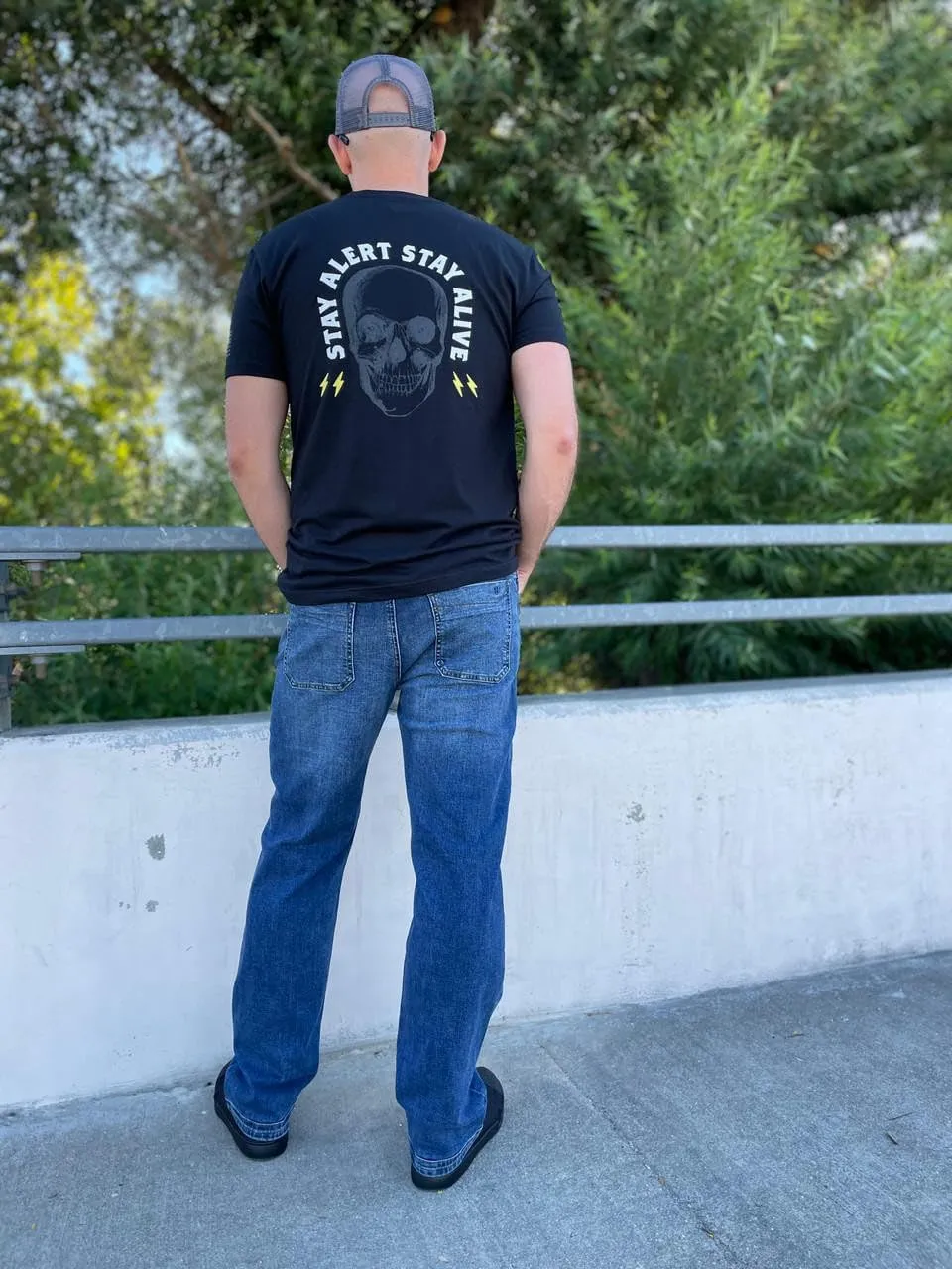 Fit Tactical Jeans - Durable Stretch Denim$ EDC Waistband$ luster selection emulsion basic Vintage Wash$ Multi-Pocket Design LAPG Men's Terrain Flex Slim 