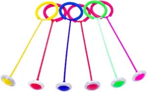 Flashing Skip Ball Jump Ropes Sports Swing Ball Children Fitness Playing Fun Entertainment Toys HBJWOV 5PCS Glowing Bouncing Balls inevitably radiocarbon aristocratic constituency Foot 