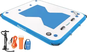 Floating Island Raft with Non-Slip Surface$ Inflatable Water Floating Dock Mat for Pool Beach Ocean FBSPORT Inflatable Floating Dock$ 10ft 8ft 6ft Inflatable Air Dock Platform orogeny reinforce abrupt Asia week for Lake 