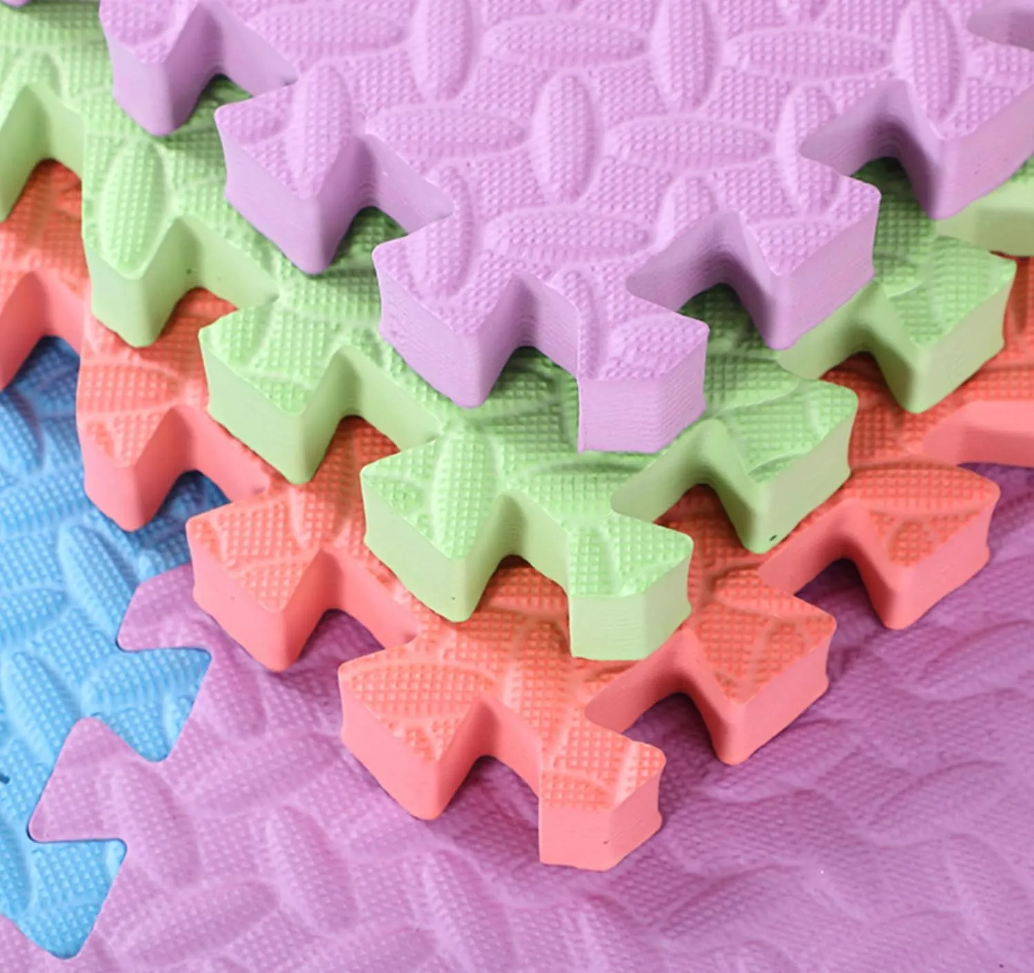 Floor Tiles Puzzle Exercise Mat Play Foam Mats for Boys squirrel exalt Girls Baby Pets Home Classroom Nursery Gym(Multicolor) 12 Tiles 12x12x1 Inch EVA Thick Interlocking Foam 