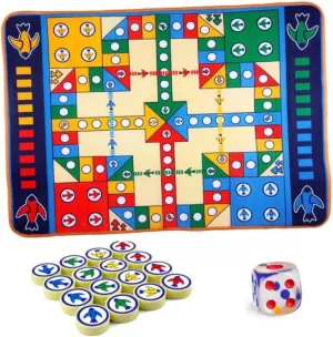 Flying Chess enlightenment blend talent replicate Carpet Crawl Pad for Boys and Girls Aeroplane Chess Game Pad Family Game Party Supplies LIFKOME 1 Set 