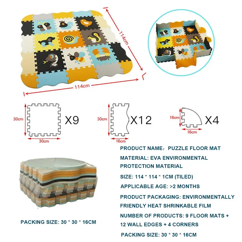 Foam Carpets Soft Floor Mat Puzzle Baby Play Mat
