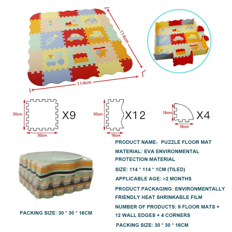 Foam Carpets Soft Floor Mat Puzzle Baby Play Mat