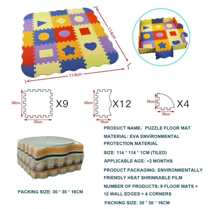 Foam Carpets Soft Floor Mat Puzzle Baby Play Mat
