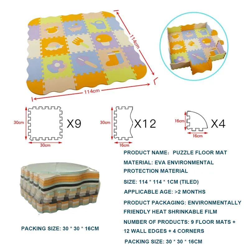 Foam Carpets Soft Floor Mat Puzzle Baby Play Mat