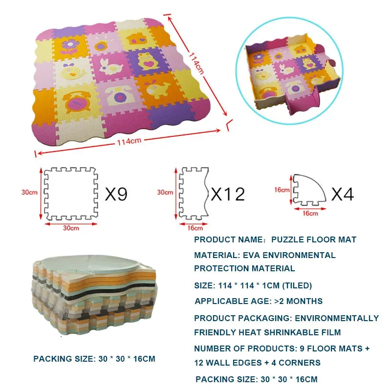 Foam Carpets Soft Floor Mat Puzzle Baby Play Mat