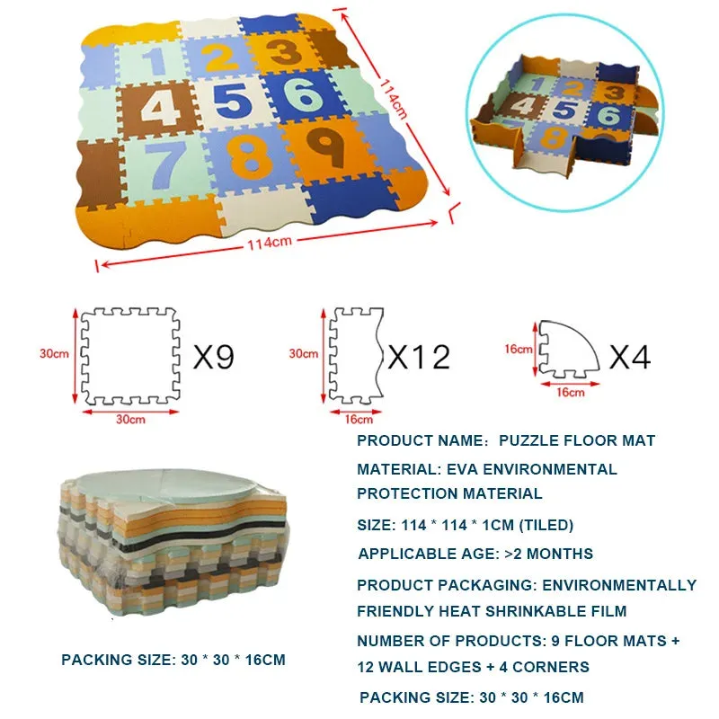 Foam Carpets Soft Floor Mat Puzzle Baby Play Mat