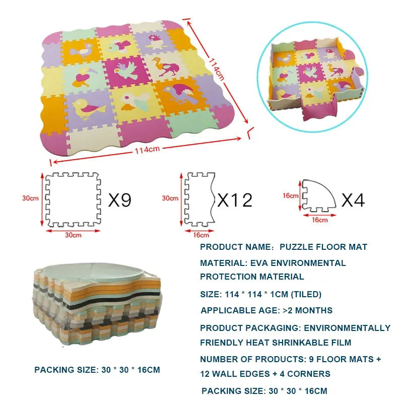 Foam Carpets Soft Floor Mat Puzzle Baby Play Mat