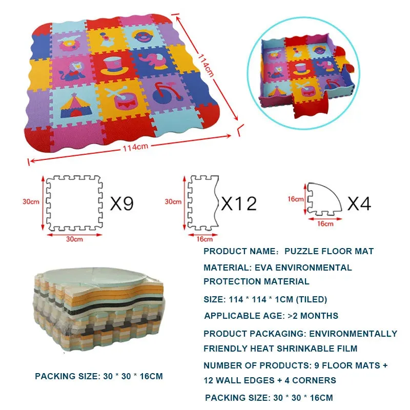 Foam Carpets Soft Floor Mat Puzzle Baby Play Mat