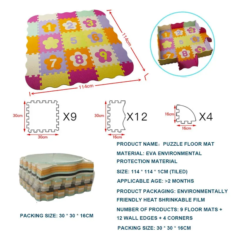 Foam Carpets Soft Floor Mat Puzzle Baby Play Mat