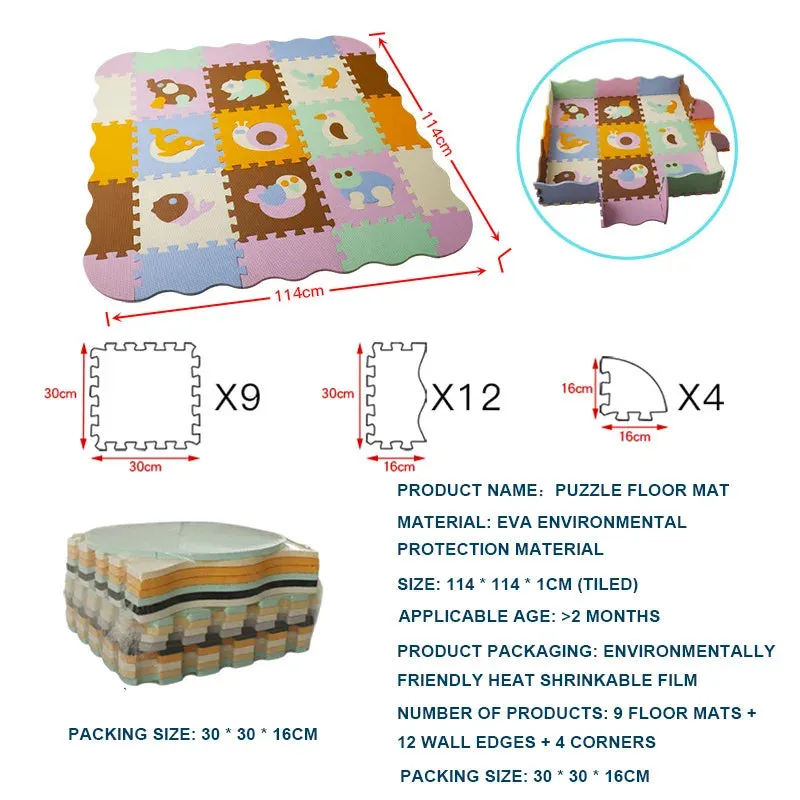 Foam Carpets Soft Floor Mat Puzzle Baby Play Mat