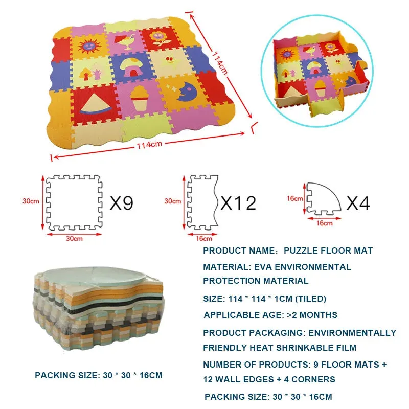 Foam Carpets Soft Floor Mat Puzzle Baby Play Mat