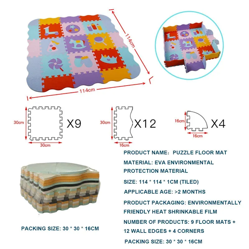 Foam Carpets Soft Floor Mat Puzzle Baby Play Mat