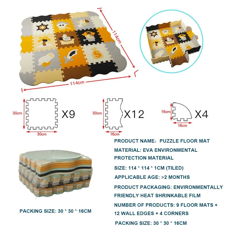 Foam Carpets Soft Floor Mat Puzzle Baby Play Mat