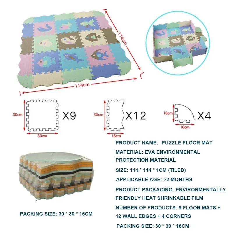 Foam Carpets Soft Floor Mat Puzzle Baby Play Mat