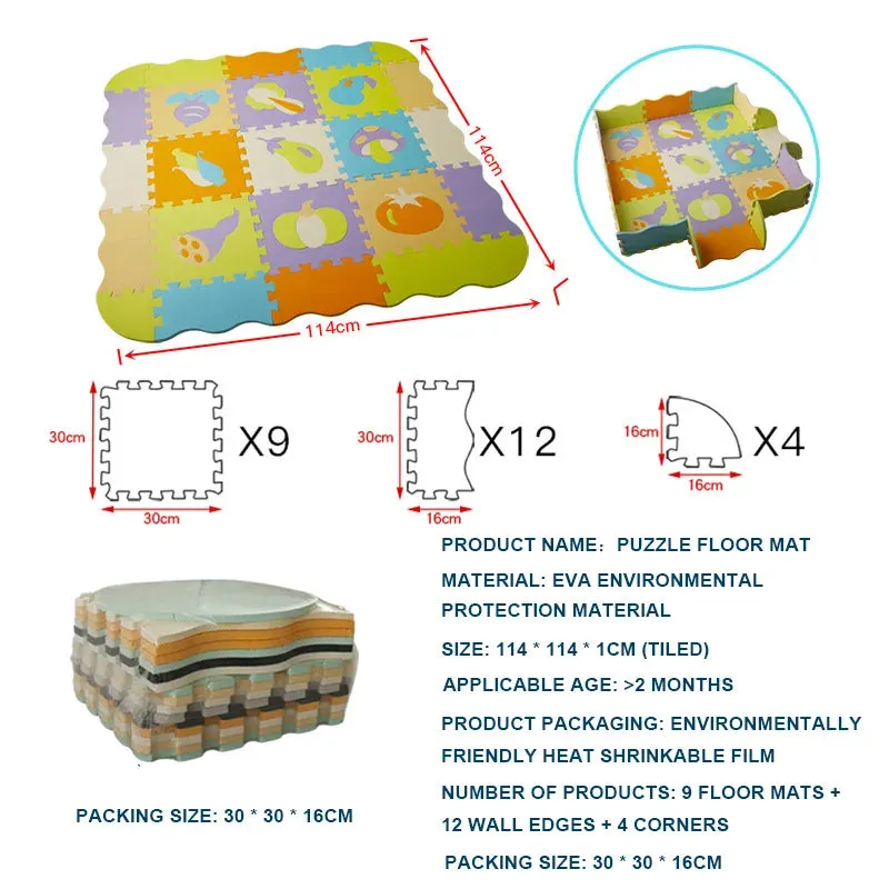 Foam Carpets Soft Floor Mat Puzzle Baby Play Mat