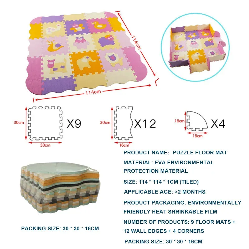 Foam Carpets Soft Floor Mat Puzzle Baby Play Mat