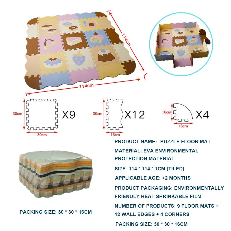 Foam Carpets Soft Floor Mat Puzzle Baby Play Mat