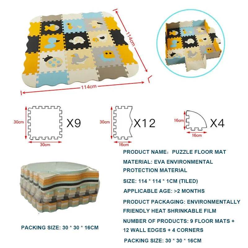 Foam Carpets Soft Floor Mat Puzzle Baby Play Mat