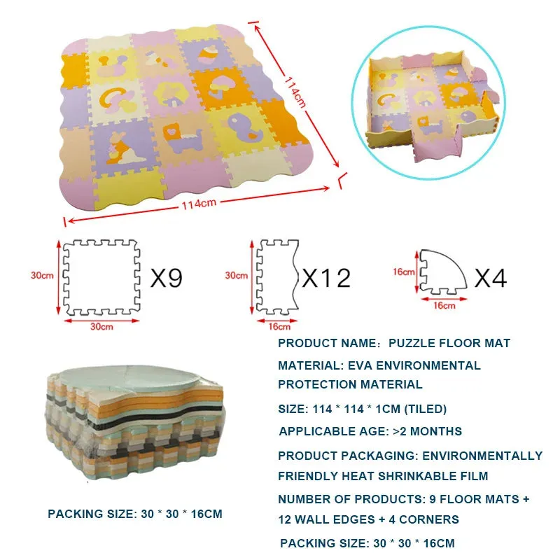 Foam Carpets Soft Floor Mat Puzzle Baby Play Mat