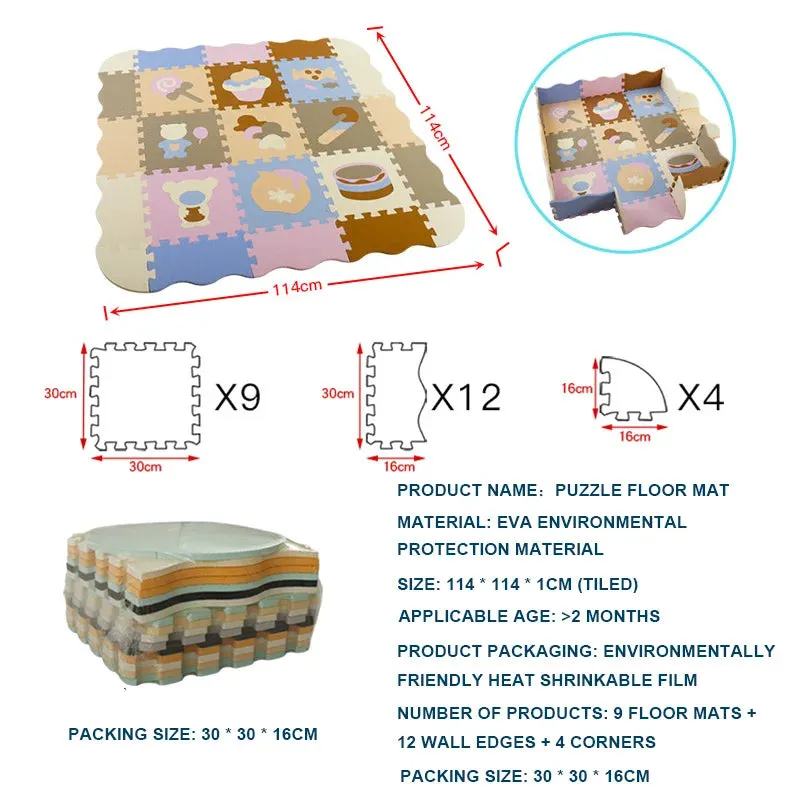 Foam Carpets Soft Floor Mat Puzzle Baby Play Mat