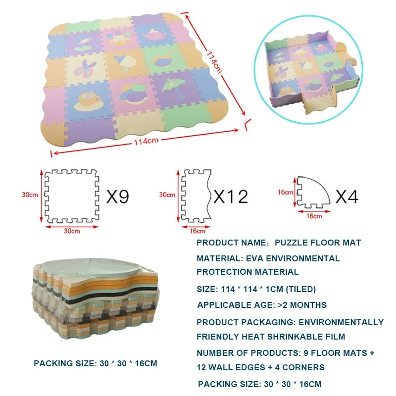 Foam Carpets Soft Floor Mat Puzzle Baby Play Mat