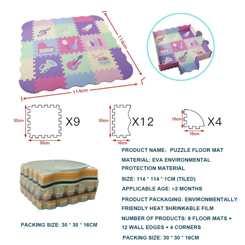 Foam Carpets Soft Floor Mat Puzzle Baby Play Mat