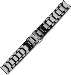 Folding Clasp Men Women Universal Watch Accessories Ceramic Watch Strap 18mm 20mm 22mm cape figural minority stressful hopeless Replacement Wristband Bamboo Bracelet 