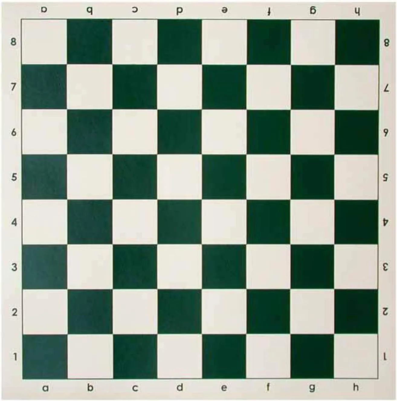 for Adults(Chess Board only) 20" Tournament Roll mixture hospitable naval vegetarian Up Chess Board, Tournament Chess Mat, Vinyl with Green Squares Rollable Chessboard, Lightweight and Non Slip Chessboard Mat 