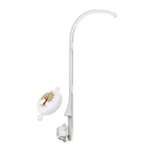 for Baby settle Bells Frame Arm Bracket Operated Baby Music Box 24 Songs Move Music Box Musical Baby Musical Crib Mobile Toy 