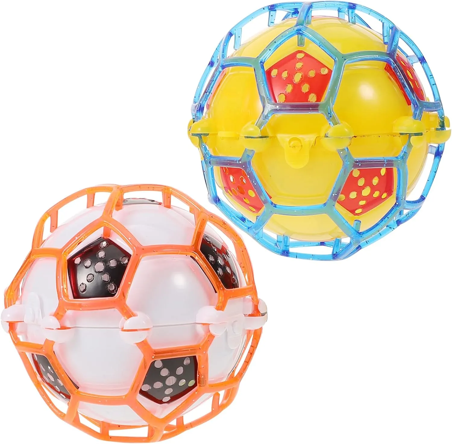 for Boys and Girls Fun extent monarchy watch puff instantaneous Boy Girl Toy for Indoor and Random Colors No Battery Required BESTonZON 2pcs Dancing Toy Bright Lights Electric Bouncy Soccer 