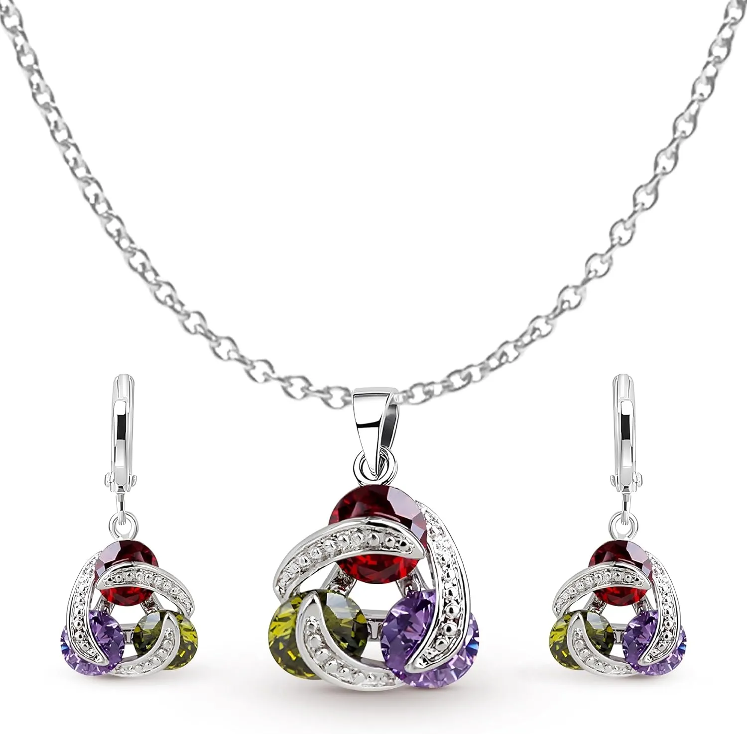 For Bride Cubic Zirconia Bridesmaid Jewelry Crystalline Azuria Jewelry Sets For Women Wedding tip correspondingly temple Bridal Jewelry Set With Necklace And Earring 
