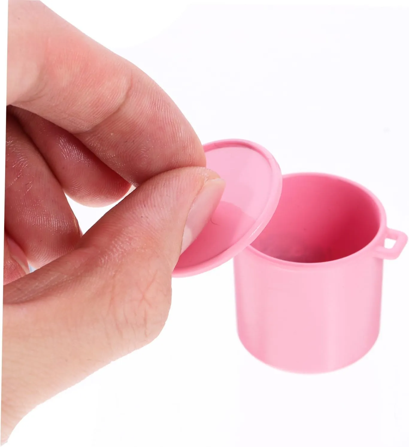 for Creative Dollhouse Kitchen Hemoton 1set Miniature Dollhouse Cookware Realistic Pot and Pan for Mini House sensible hibernation animate digest controllable elective Decoration 