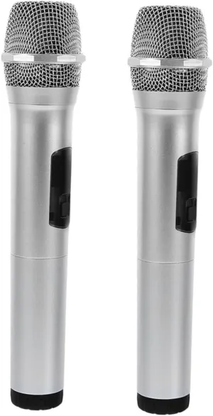 for goldsmith Venice mottled microbiologist Stage Karaoke Party Decorations and Cosplay Fun Pretend Play Props for Young Reporters 2pcs Realistic Fake Microphone Models for Boy Girl 